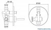 Kohlman Maxima Podtynkowa bateria wannowa QW210M